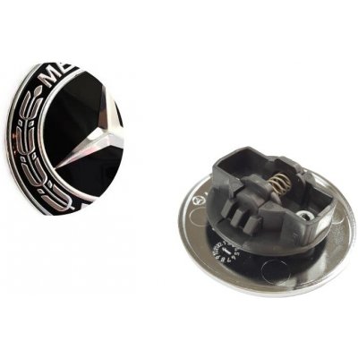 Znak, logo kapoty MERCEDES BENZ 57mm černá/chrom A008171701 – Hledejceny.cz