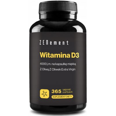 Zenement Vitamin D3 4000 IU 365 kapslí – Hledejceny.cz