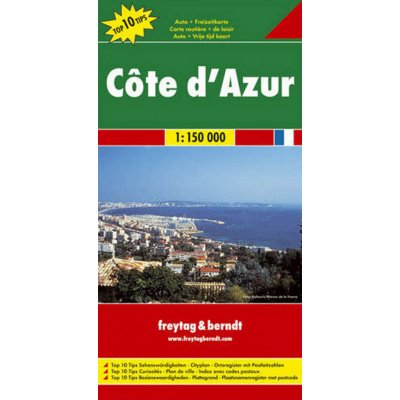 Cote d Azur 1:150 000 mapa FB