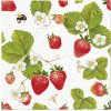 Ubrousky PAW Ubrousky L strawberries with bees 33x33cm