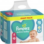 Pampers Active Baby 4 76 ks – Sleviste.cz