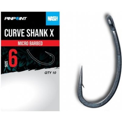 Nash Háčky Curve Shank X Micro Barbed 10 ks vel.4 – Zboží Mobilmania