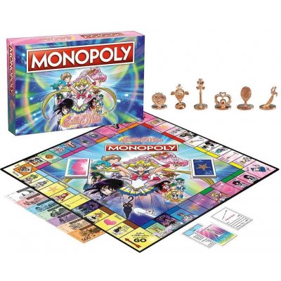 Monopoly Sailor Moon Board Game EN – Zbozi.Blesk.cz