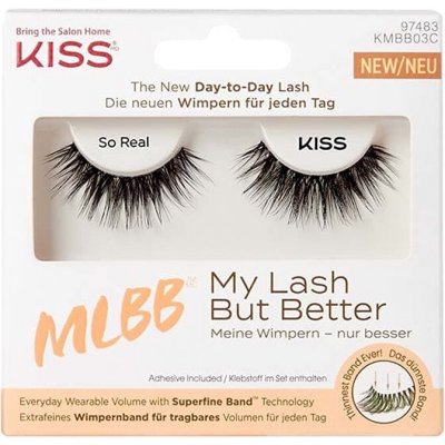 Kiss Umělé řasy pro přirozený objem My Lash But Better 03 – Zboží Dáma
