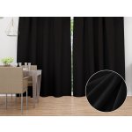 Biante Sametový závěs Velvet Premium SVP-023 Černý 135x190 cm – Hledejceny.cz