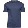 Pánské Tričko Pánské melírované tričko Tee Jays Džínově modrá