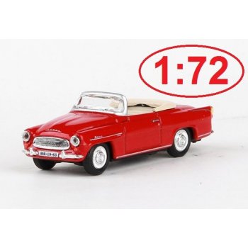 Abrex škoda Felicia Roadster 1963 Červená Rubínová 1:72