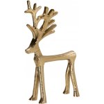 Vánoční designový Sob stojící 17,5 cm – zlatý, H&L – Hledejceny.cz