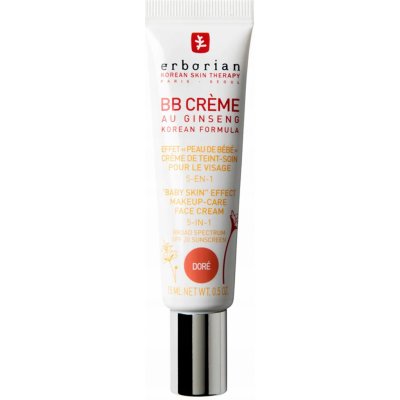 Erborian BB Cream tónovací krém pro dokonalý vzhled pleti SPF20 Doré Ginseng 15 ml – Zboží Dáma
