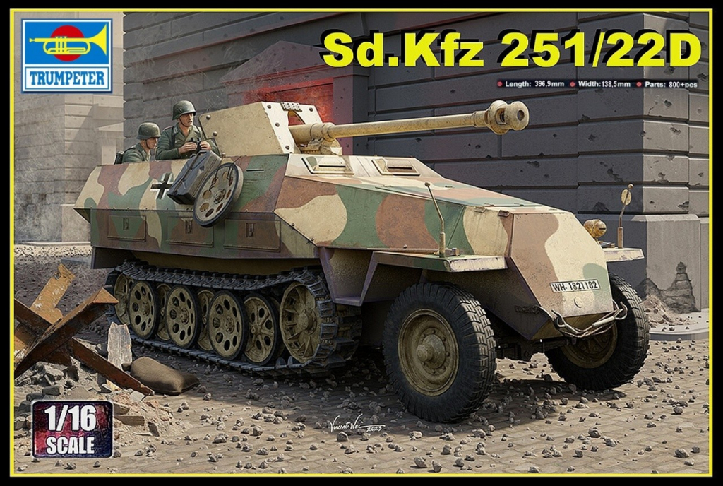 Trumpeter German Sd.Kfz 251 D 1:16