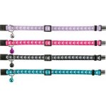 Trixie obojek cat nylonový elastický s rolničkou 32 cm – Zboží Dáma