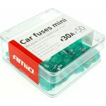 AMIO autopojistky MINI pouzdro 50 ks 30A – Hledejceny.cz