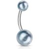 Piercing Šperky4U piercing do pupíku perličky BA01093-LB