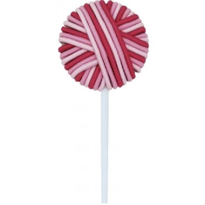 BIFULL Bifull lízatko z vlasových gumiček – růžové 24 ks – Zboží Dáma