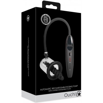 Shots OUCH! Automatic Rosing Pump - elektrická vakuová pumpa s unikátním Rosebud cylindrem – Zboží Dáma