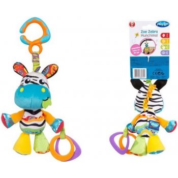 Playgro závěsná zebra s kousátky