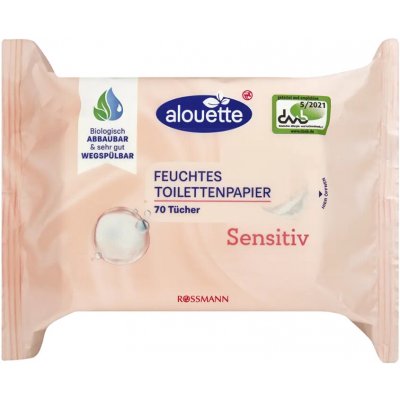 alouette Vlhčený Sensitive Classic 70 ks – Zboží Dáma