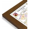 Nástěnné mapy Excart Maps ČR - obří nástěnná automapa 240 x 135 cm (vydání 2024) Varianta: mapa v dřevěném rámu, Provedení: Pegi tmavý ořech