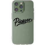 Picasee silikonový průhledný obal pro Apple iPhone 13 Pro - Picasee - old logo - black – Zboží Mobilmania