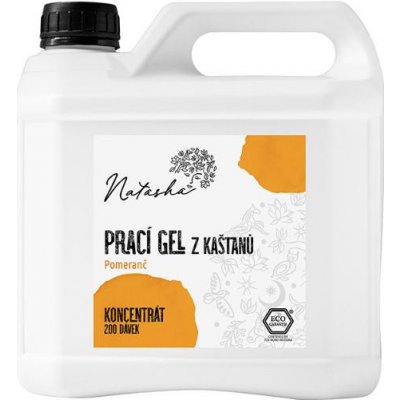 Natasha Prací gel z kaštanů Pomeranč koncentrát 3 l – Zboží Mobilmania
