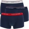 Boxerky, trenky, slipy, tanga Tommy Hilfiger boxerky tmavě modré s basic gumou 3Pack