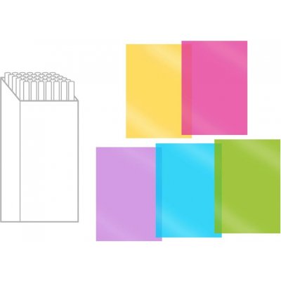 MFP 5811733 Celofán transparent barevný - role 500x70cm mix barev – Hledejceny.cz