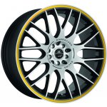 Barracuda Karizzma 9,5x19 5x100 ET25 black polished trim yellow – Sleviste.cz