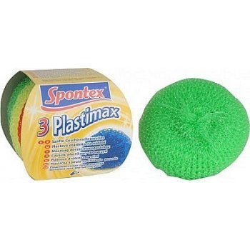 Spontex 3 Plastimax plastová drátěnka na mytí nádobí 3 ks od 19 Kč -  Heureka.cz