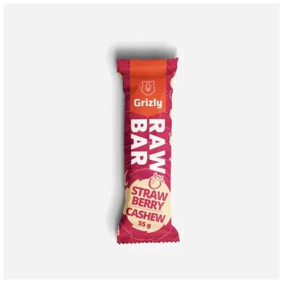 GRIZLY RAW Bar 8 x 55 g – Hledejceny.cz