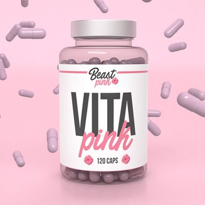 BeastPink Multivitamin Vita Pink 120 kaps – Zbozi.Blesk.cz