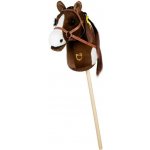 Hobby horse Equestro white brown – Zboží Dáma
