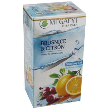 Megafyt Brusinky a citrón studený čaj 20 x 2,5 g