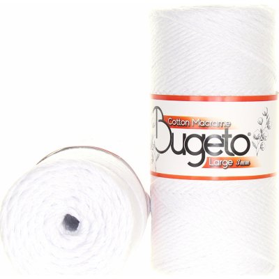 Maccaroni Cotton Macrame Large 3mm bílá 401 – Sleviste.cz