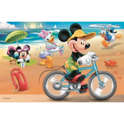 TREFL Mickey Mouse: Na pláži 54 dílků