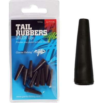 Giants Fishing Převlek na závěsku Tail Rubbers Green 10 ks – Zbozi.Blesk.cz