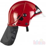 Klein hasičská helma s hledím červená – Zboží Dáma