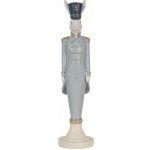 Dekorace figurka bílý králík v modrém obleku 9*9*35 cm – Hledejceny.cz