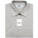 AMJ košile s krátkým rukávem JK064 světle šedá – Zboží Dáma