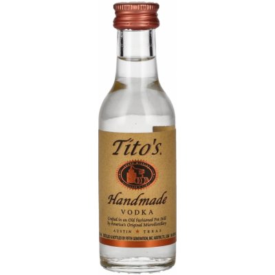 Tito‘s Handmade Vodka 40% 0,05 l (holá láhev) – Hledejceny.cz