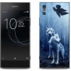 Pouzdro a kryt na mobilní telefon Sony Pouzdro mmCase gelové Sony Xperia XA1 Plus - vlci v lese