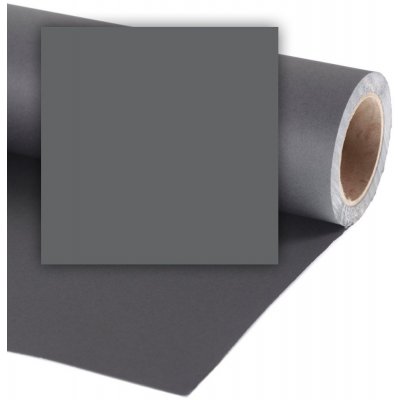 Colorama 2,72 x 11 m, jednobarevné papírové pozadí, Charcoal – Zboží Mobilmania