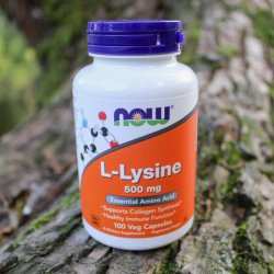 Now Foods L-Lysine 500 mg 100 Veg kapslí