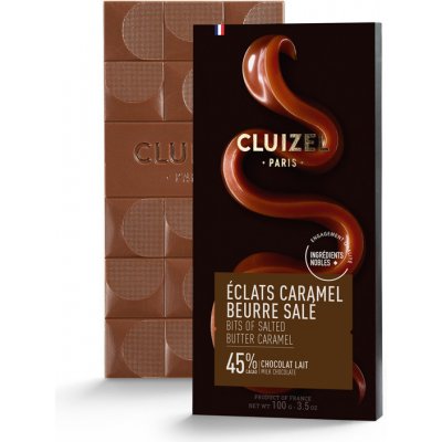 Michel Cluizel Lait Éclats Caramel Beurre Sale 45% 100g – Hledejceny.cz