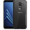 Pouzdro a kryt na mobilní telefon Samsung Pouzdro JustKing nárazuvzdorné čiré Samsung Galaxy A6 Plus 2018 - černé