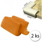 BabySafety PH57 pěnová ochrana rohů a ostrých hran 55x33x12mm hranaté cihlová – Sleviste.cz