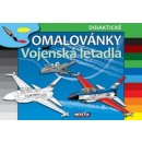 Vojenská letadla didaktické omalovánky