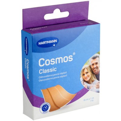 Hartmann Cosmos Classic otěruvzdorná pevná náplast 8 cm x 1 m 1 ks