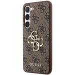 Pouzdro Guess PU 4G Metal Logo Samsung Galaxy S23+ hnědé – Sleviste.cz