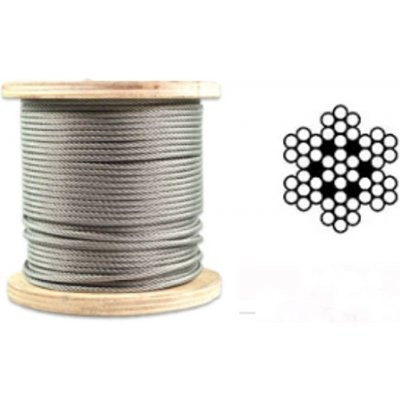 Napínací lanko nerezové 1mm, pletené 7x7 DIN 3055 Nerez A2 - metráž – Hledejceny.cz
