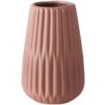KERAMICKÁ VÁZA RUČNĚ MALOVANÁ 17 CM PRŮMĚR 9,5 CM RŮŽOVÁ – Hledejceny.cz